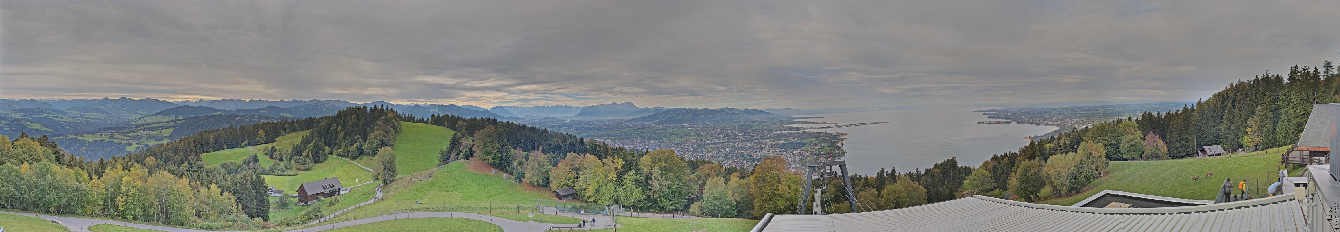 Archiv Foto Webcam Bregenz: Bergstation Pfänderbahn