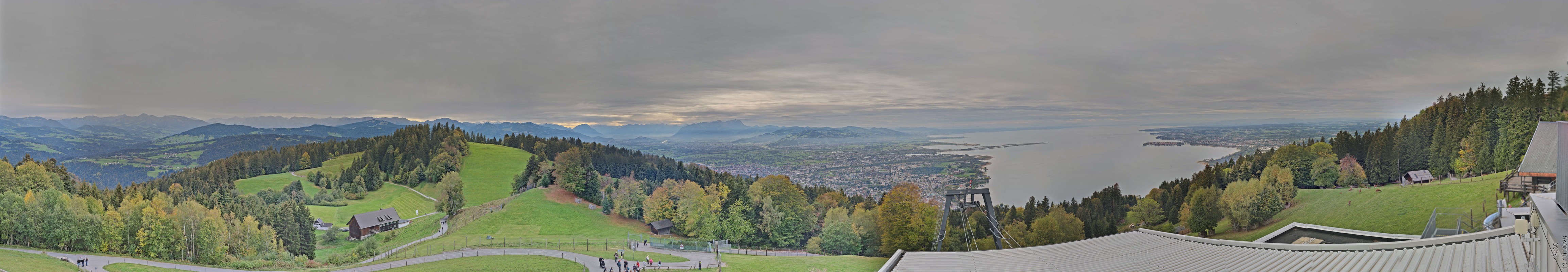Archiv Foto Webcam Bregenz: Bergstation Pfänderbahn