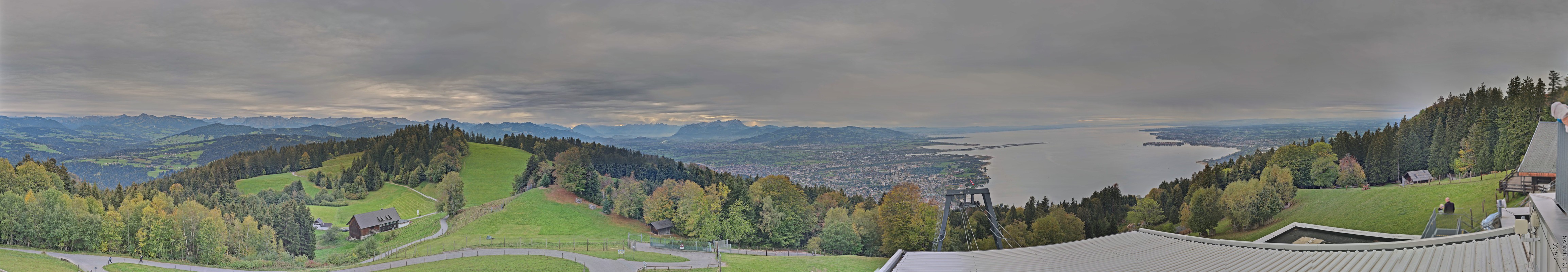 Archiv Foto Webcam Bregenz: Bergstation Pfänderbahn