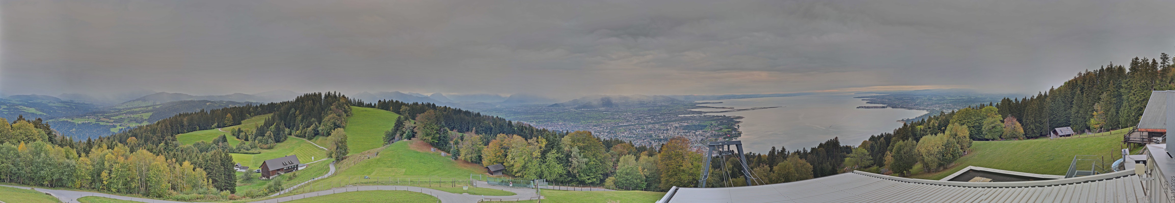 Archiv Foto Webcam Bregenz: Bergstation Pfänderbahn