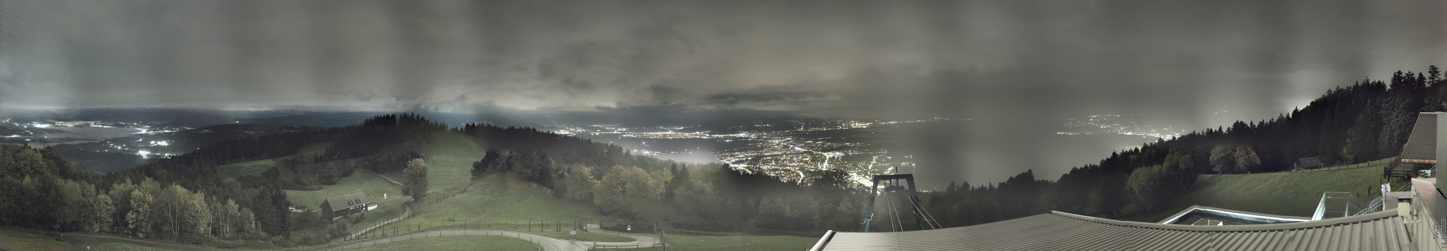 Archiv Foto Webcam Bregenz: Bergstation Pfänderbahn