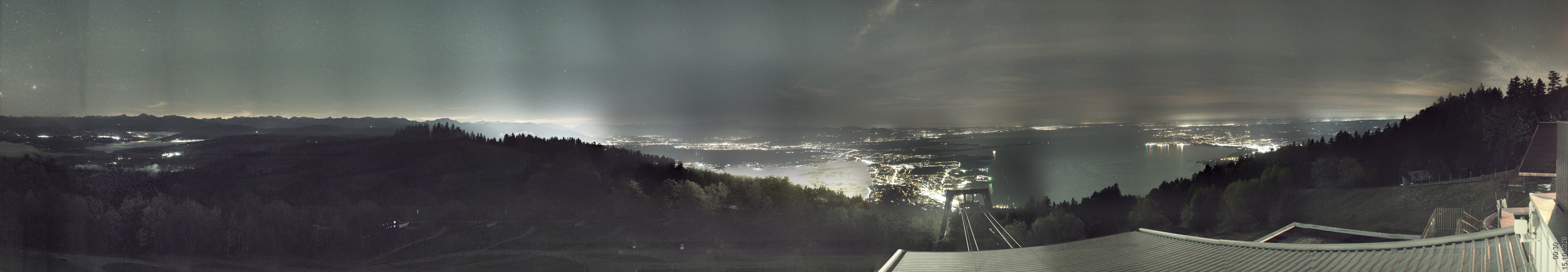 Archiv Foto Webcam Bregenz: Bergstation Pfänderbahn