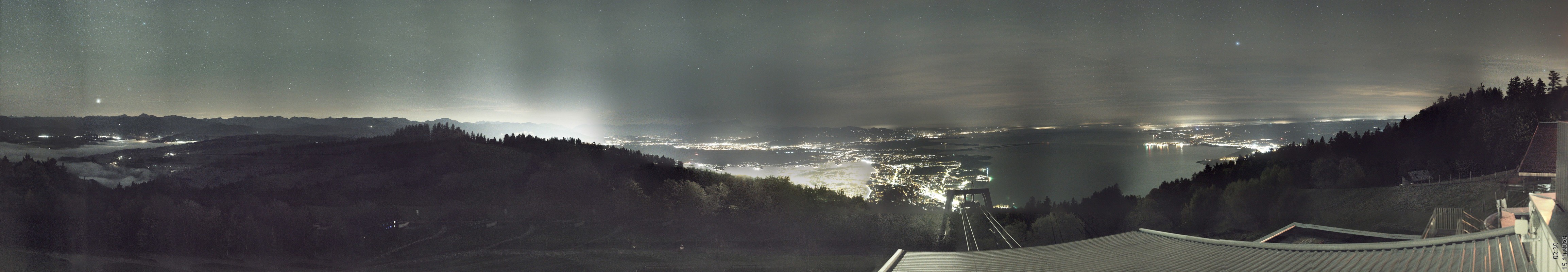 Archiv Foto Webcam Bregenz: Bergstation Pfänderbahn