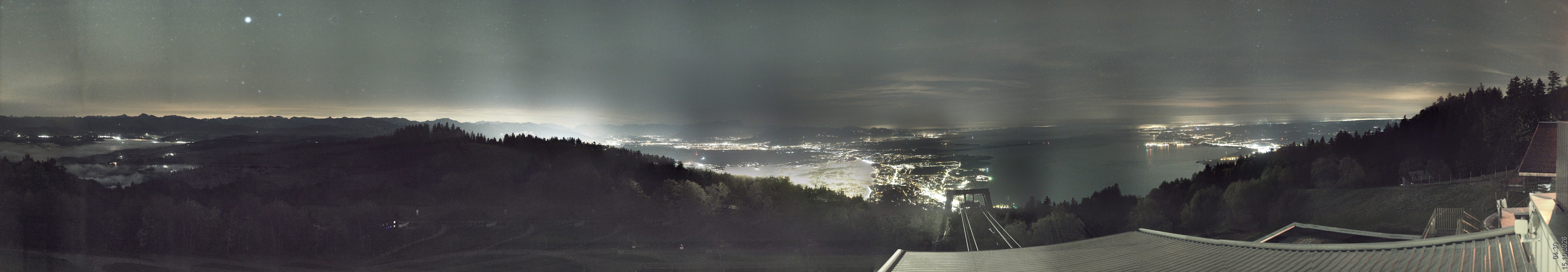 Archiv Foto Webcam Bregenz: Bergstation Pfänderbahn