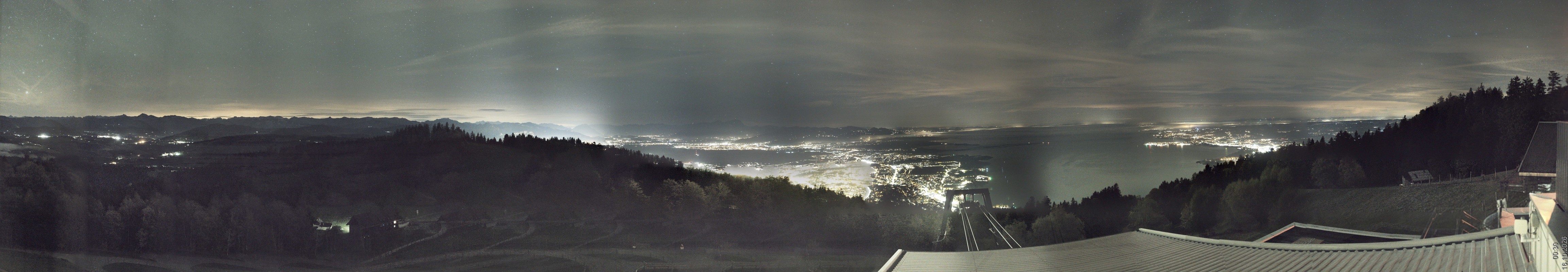 Archiv Foto Webcam Bregenz: Bergstation Pfänderbahn