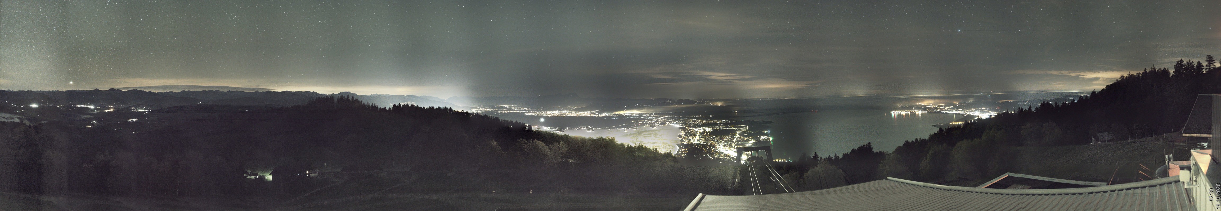 Archiv Foto Webcam Bregenz: Bergstation Pfänderbahn