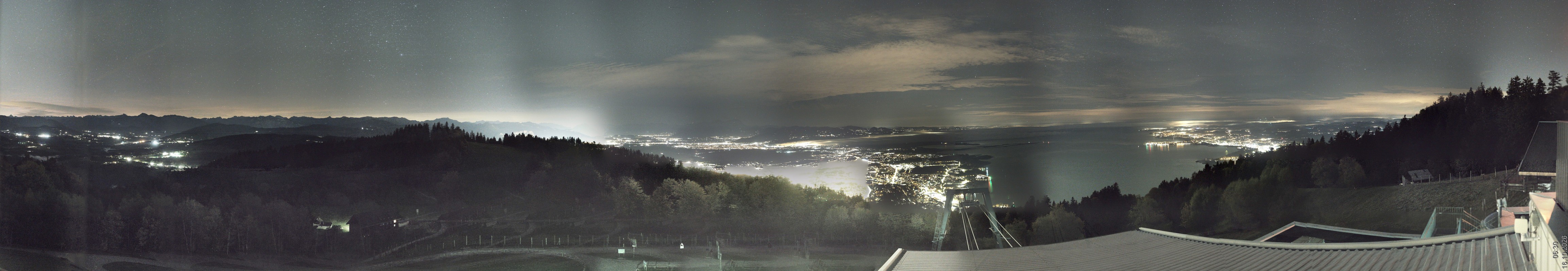 Archiv Foto Webcam Bregenz: Bergstation Pfänderbahn