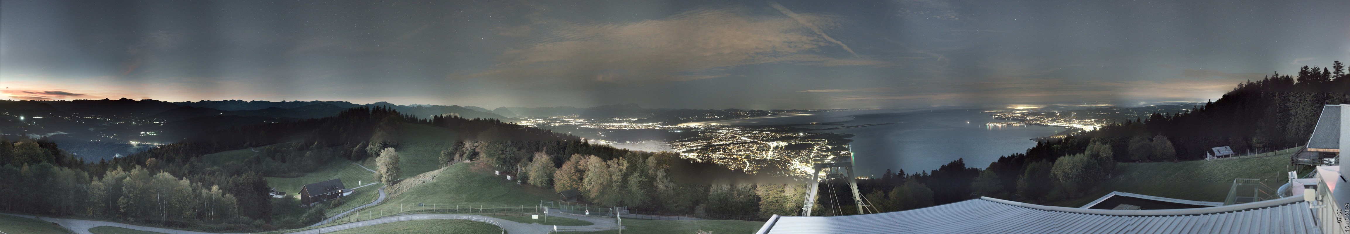 Archiv Foto Webcam Bregenz: Bergstation Pfänderbahn