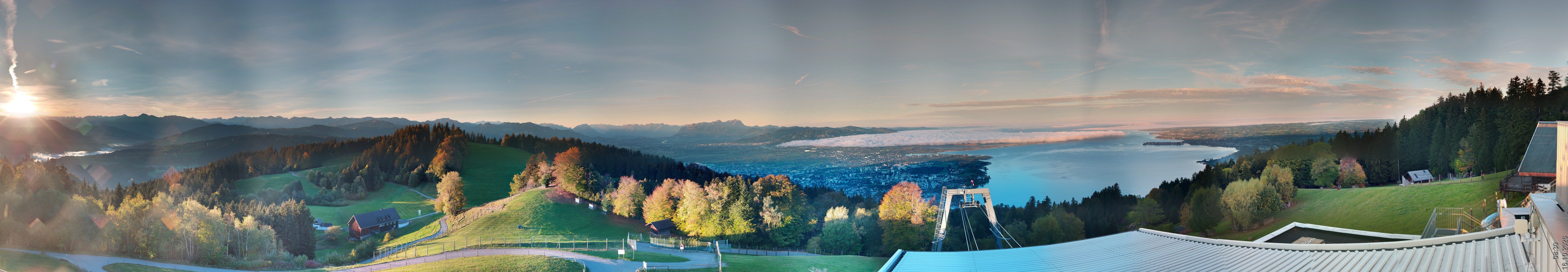 Archiv Foto Webcam Bregenz: Bergstation Pfänderbahn