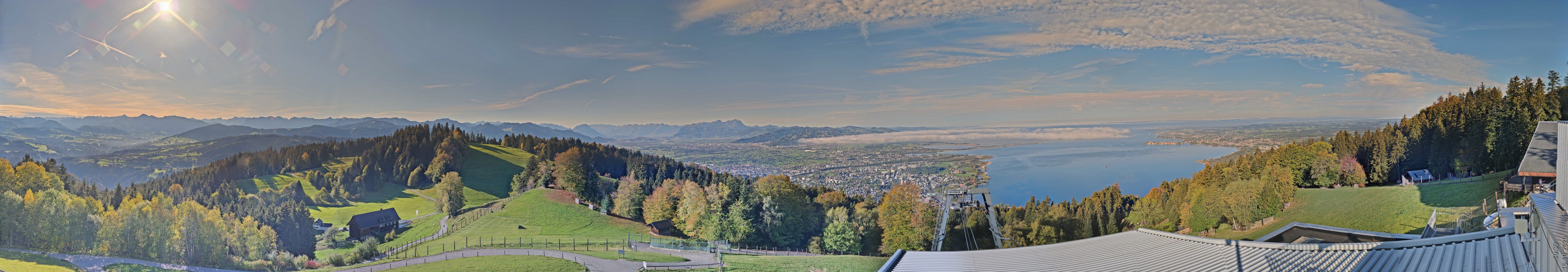 Archiv Foto Webcam Bregenz: Bergstation Pfänderbahn