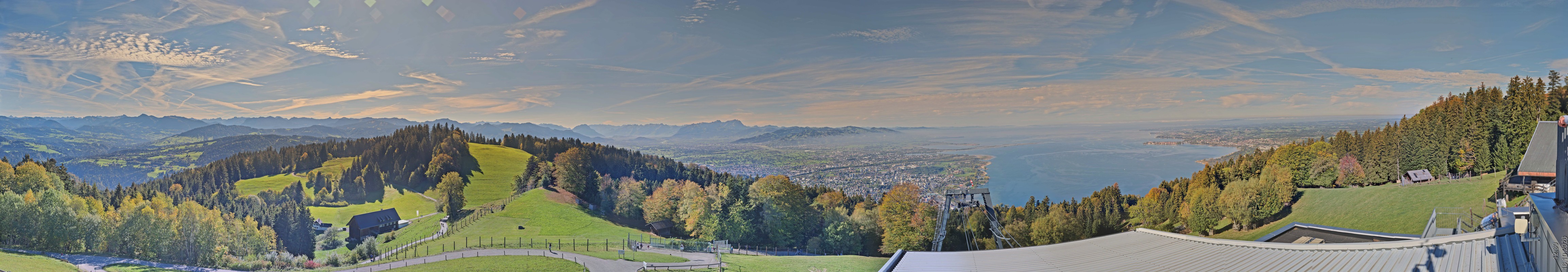 Archiv Foto Webcam Bregenz: Bergstation Pfänderbahn