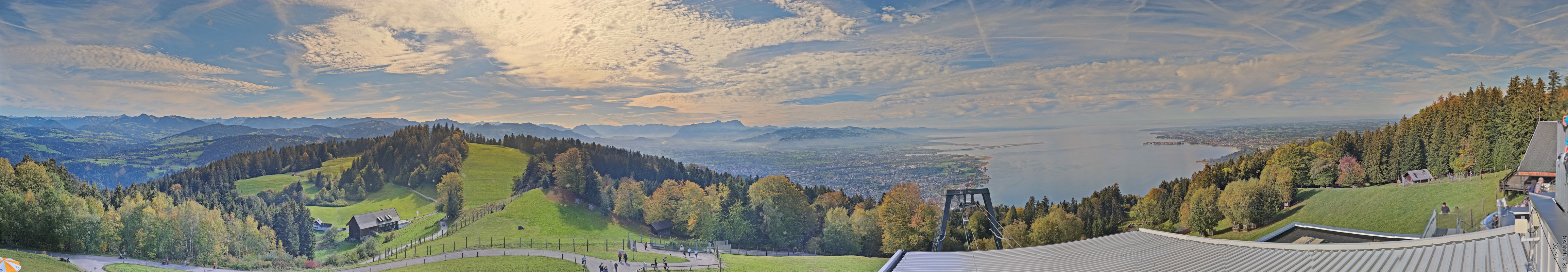 Archiv Foto Webcam Bregenz: Bergstation Pfänderbahn