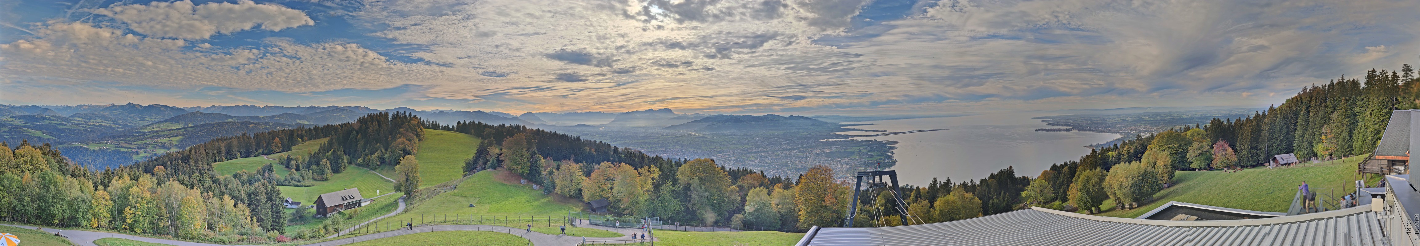 Archiv Foto Webcam Bregenz: Bergstation Pfänderbahn