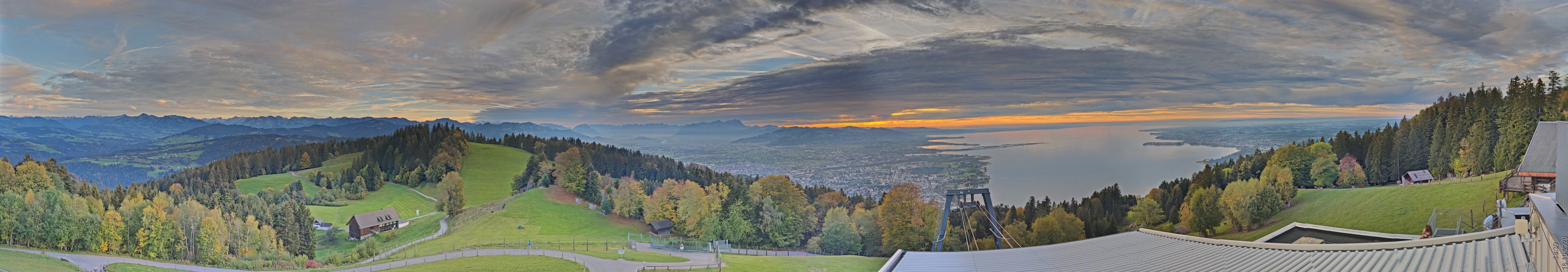 Archiv Foto Webcam Bregenz: Bergstation Pfänderbahn