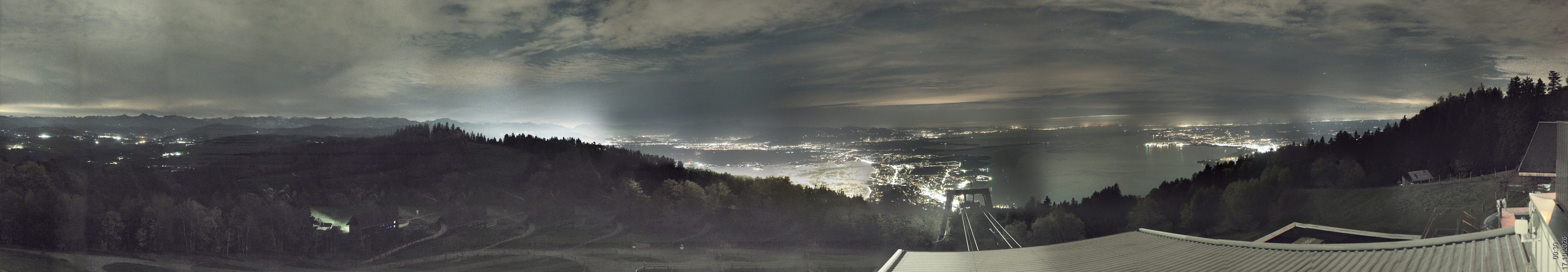 Archiv Foto Webcam Bregenz: Bergstation Pfänderbahn