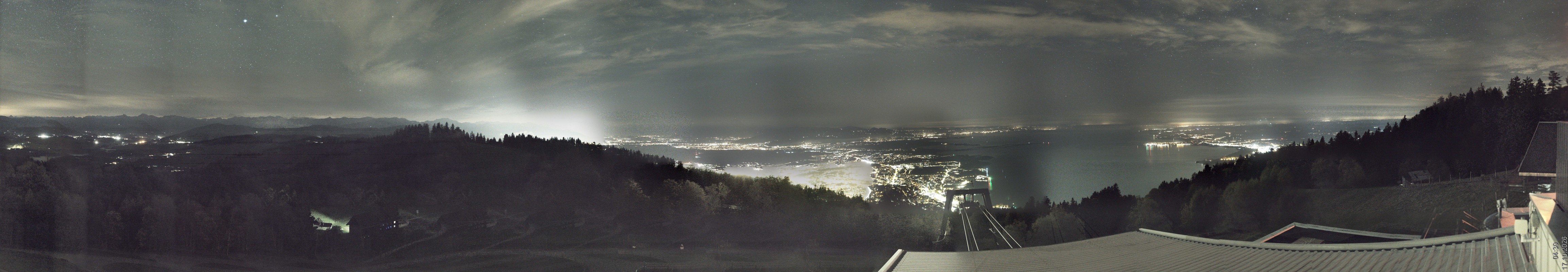 Archiv Foto Webcam Bregenz: Bergstation Pfänderbahn