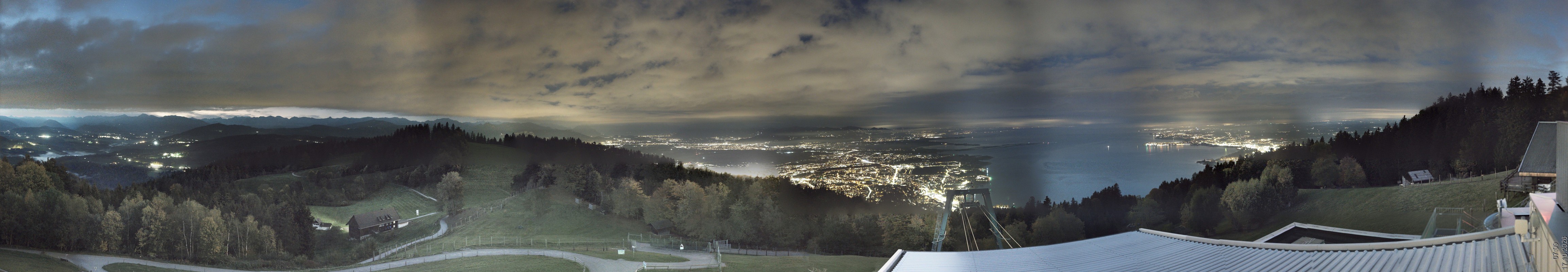 Archiv Foto Webcam Bregenz: Bergstation Pfänderbahn