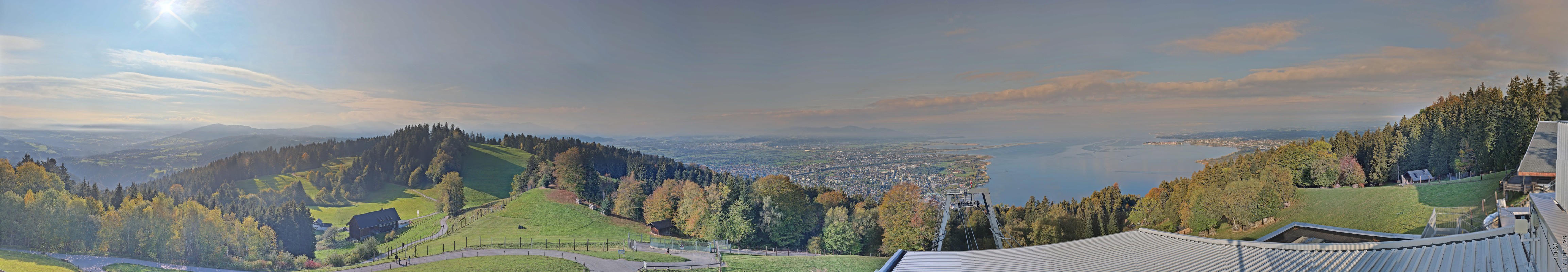 Archiv Foto Webcam Bregenz: Bergstation Pfänderbahn