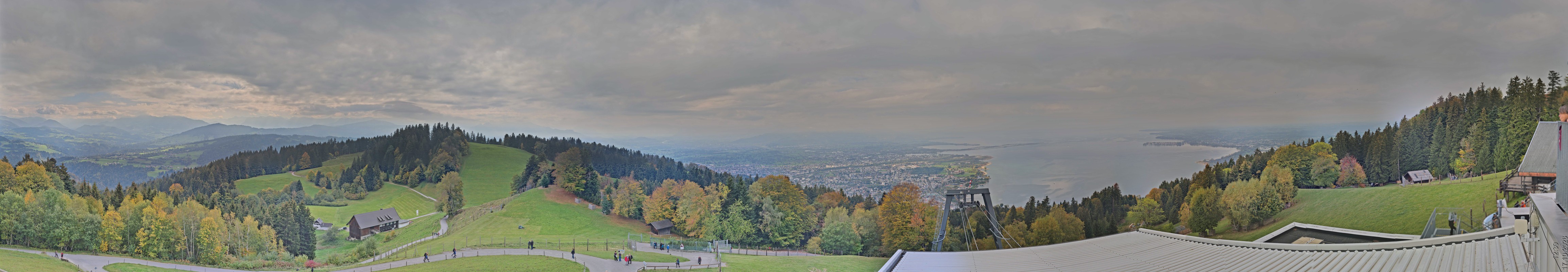 Archiv Foto Webcam Bregenz: Bergstation Pfänderbahn