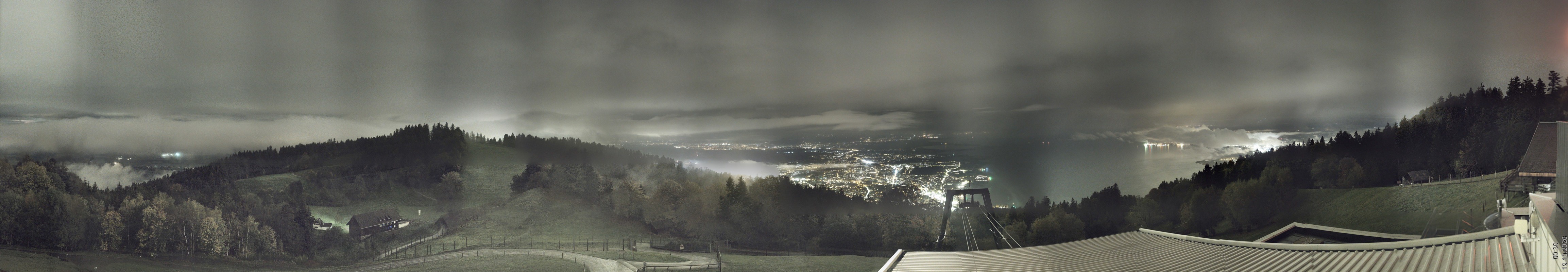Archiv Foto Webcam Bregenz: Bergstation Pfänderbahn