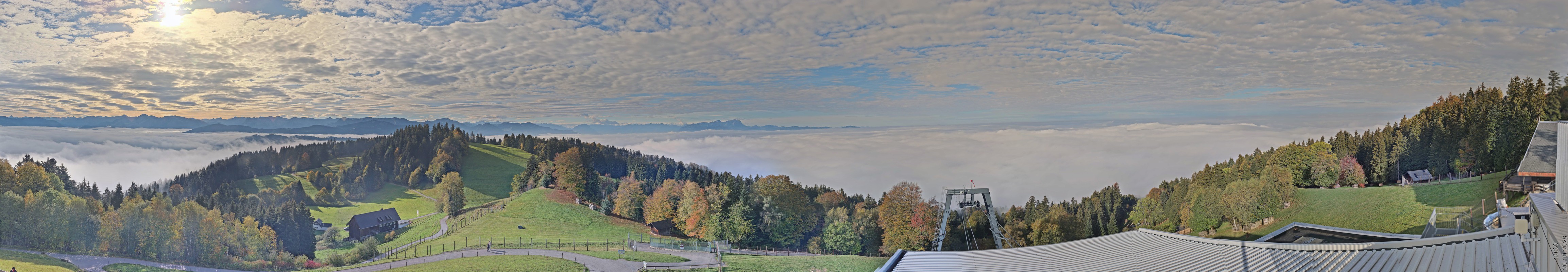 Archiv Foto Webcam Bregenz: Bergstation Pfänderbahn