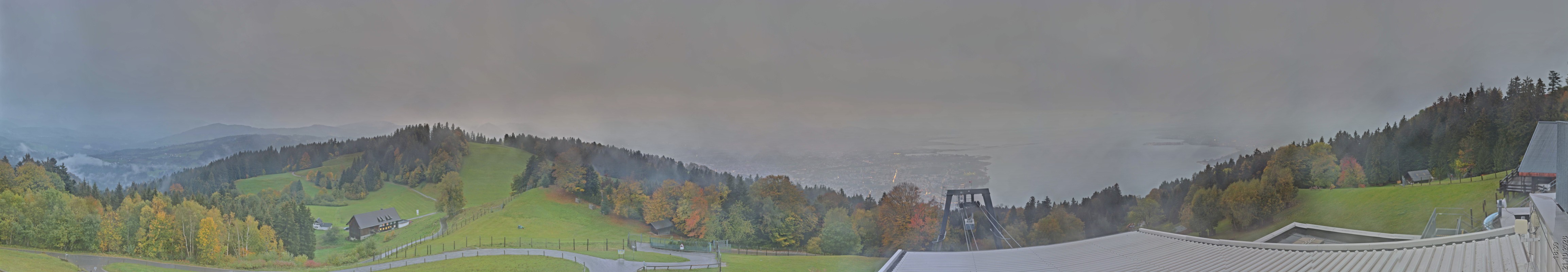 Archiv Foto Webcam Bregenz: Bergstation Pfänderbahn