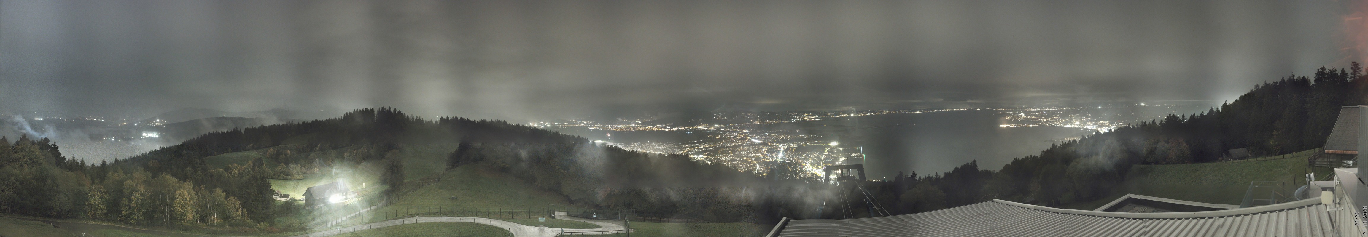 Archiv Foto Webcam Bregenz: Bergstation Pfänderbahn