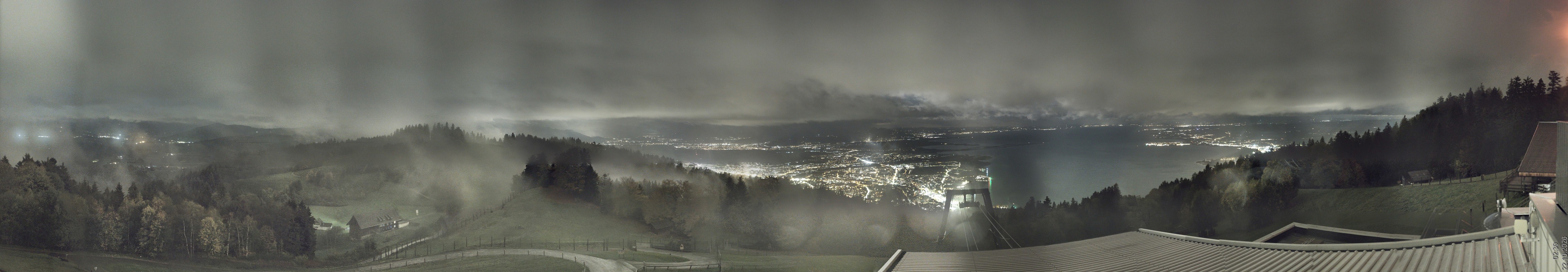 Archiv Foto Webcam Bregenz: Bergstation Pfänderbahn