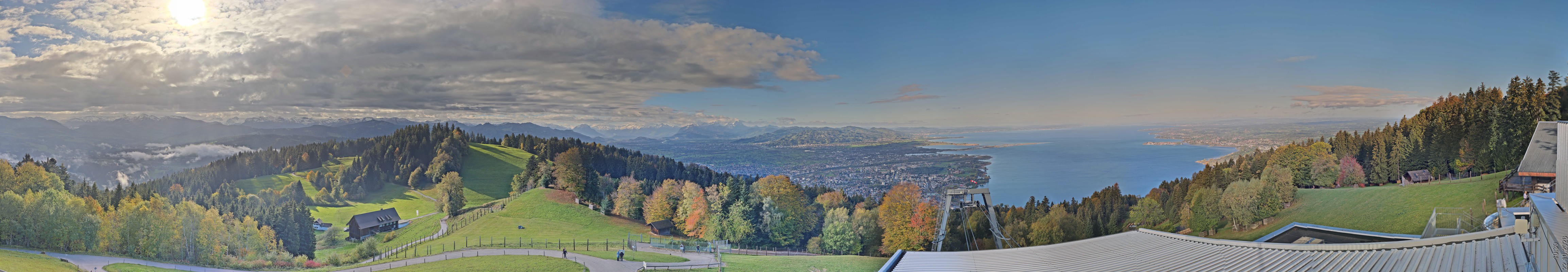 Archiv Foto Webcam Bregenz: Bergstation Pfänderbahn