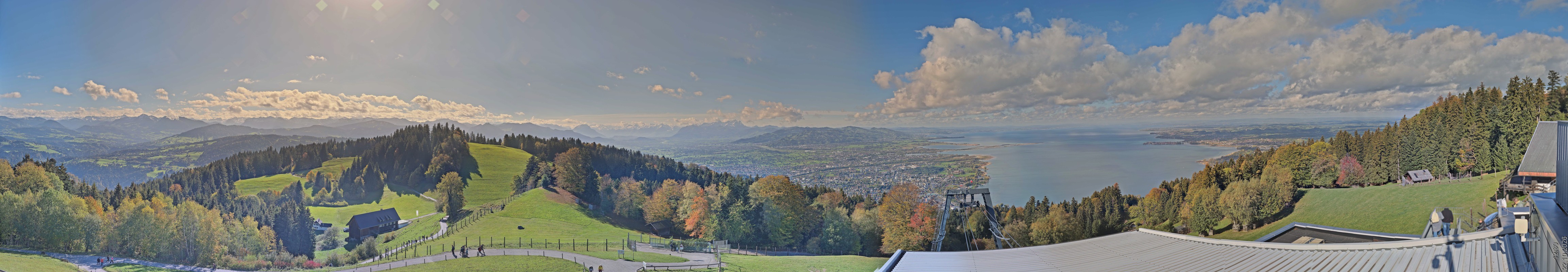Archiv Foto Webcam Bregenz: Bergstation Pfänderbahn