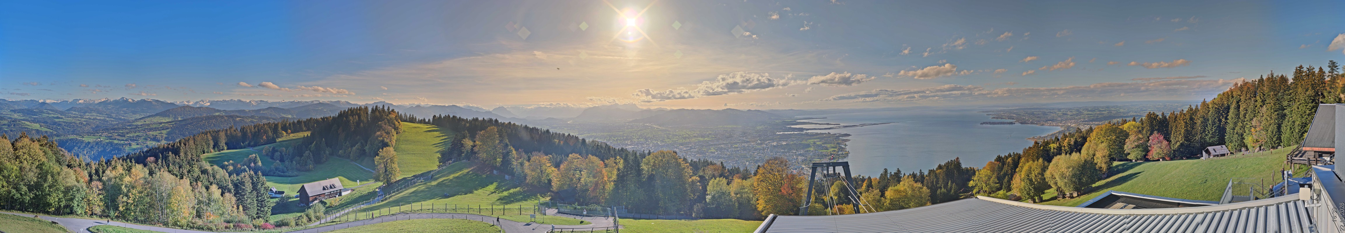 Archiv Foto Webcam Bregenz: Bergstation Pfänderbahn