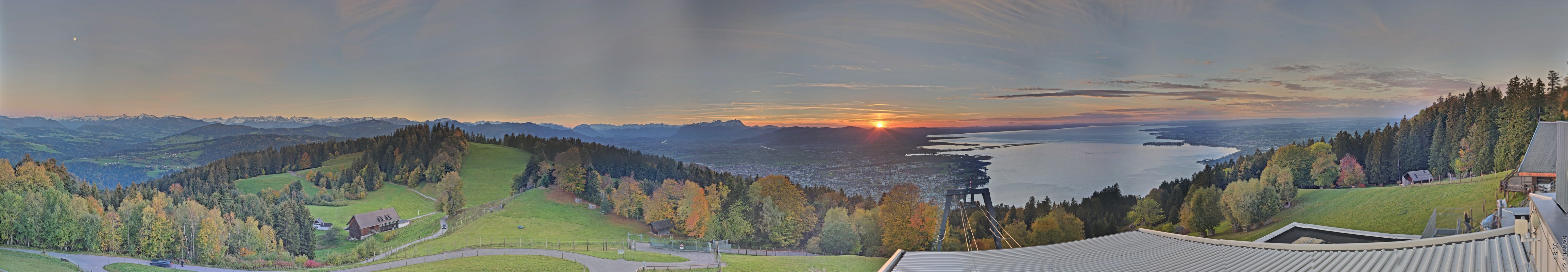 Archiv Foto Webcam Bregenz: Bergstation Pfänderbahn
