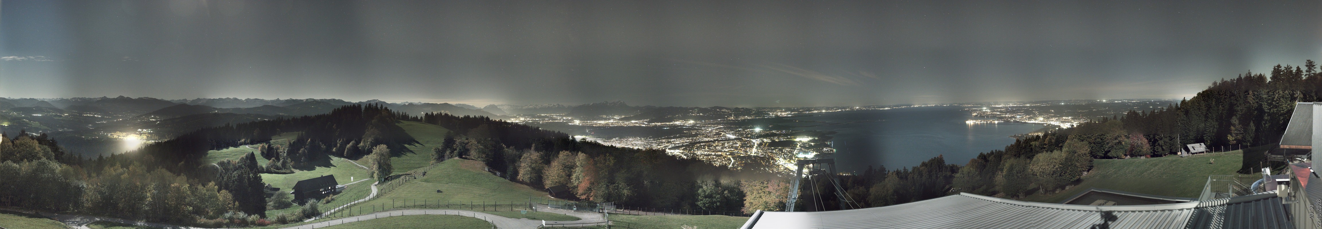 Archiv Foto Webcam Bregenz: Bergstation Pfänderbahn