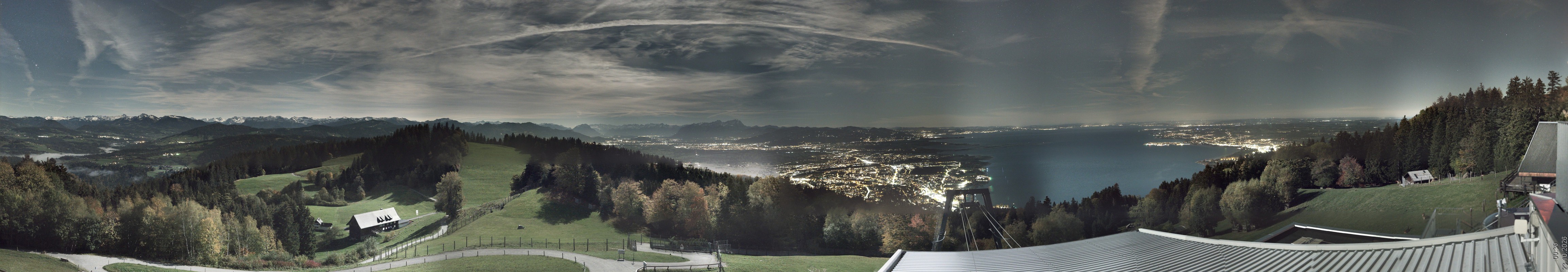 Archiv Foto Webcam Bregenz: Bergstation Pfänderbahn
