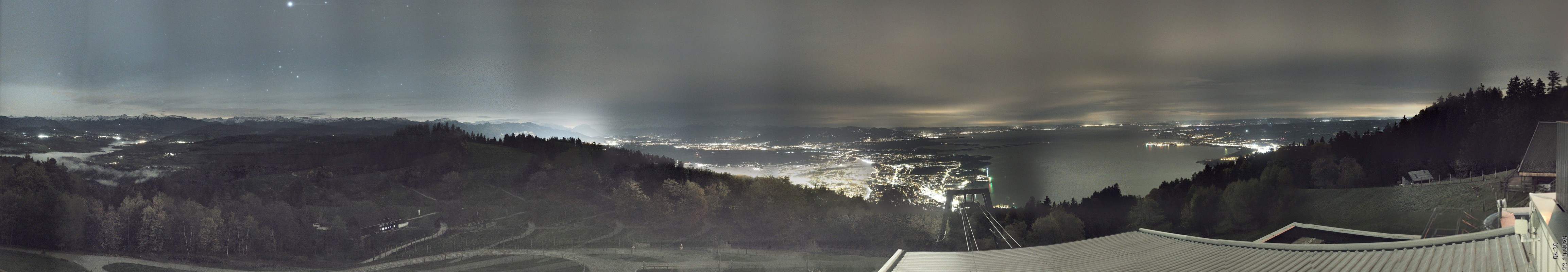 Archiv Foto Webcam Bregenz: Bergstation Pfänderbahn