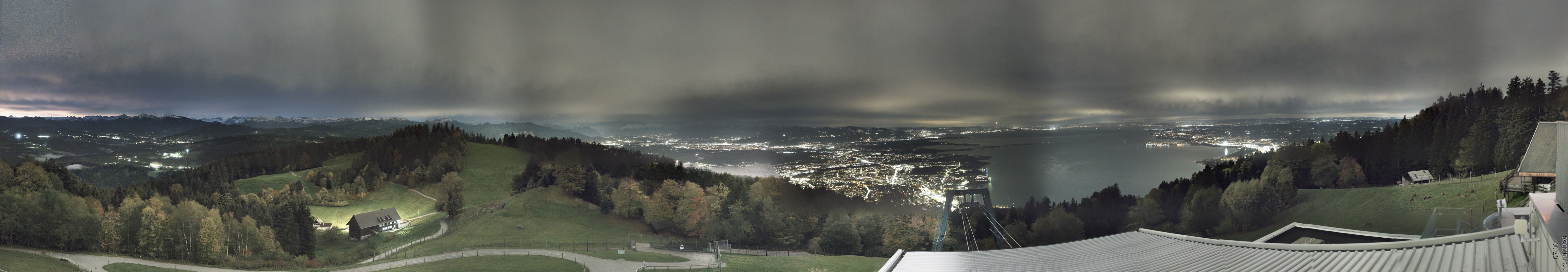 Archiv Foto Webcam Bregenz: Bergstation Pfänderbahn