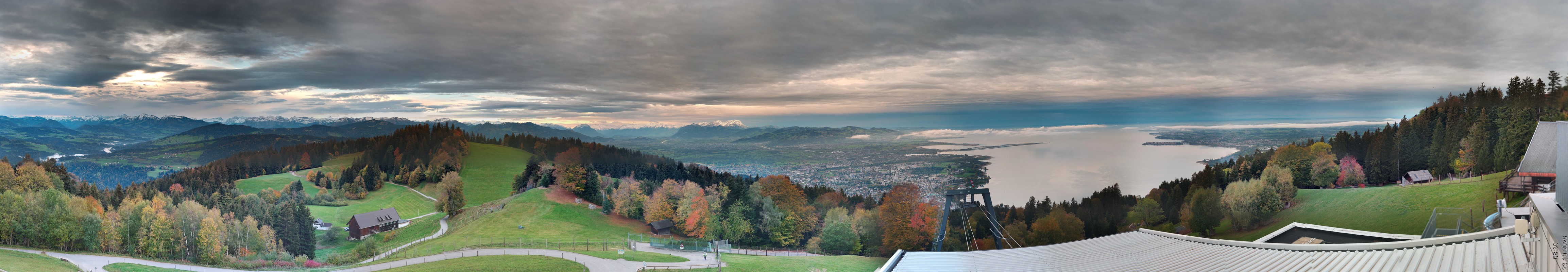 Archiv Foto Webcam Bregenz: Bergstation Pfänderbahn