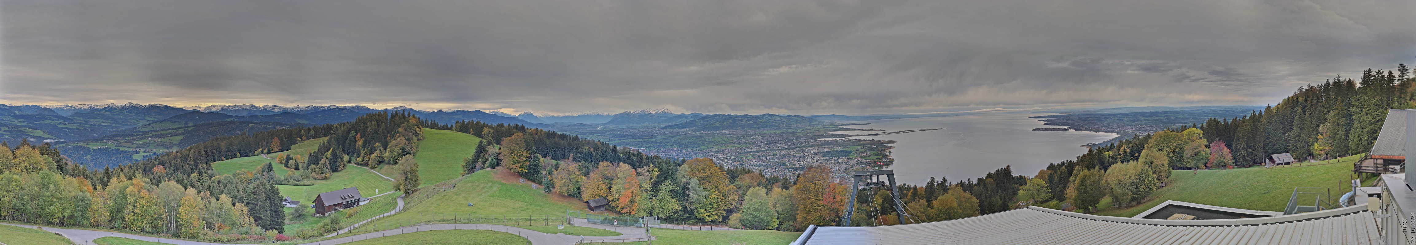 Archiv Foto Webcam Bregenz: Bergstation Pfänderbahn