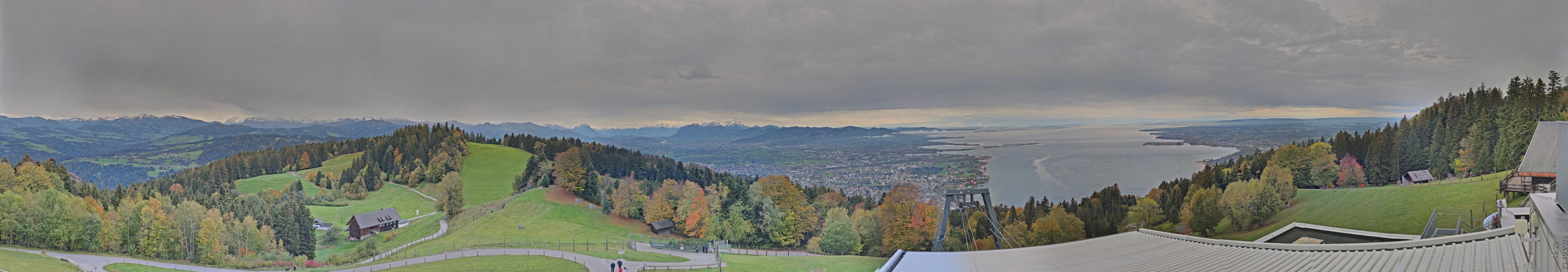 Archiv Foto Webcam Bregenz: Bergstation Pfänderbahn