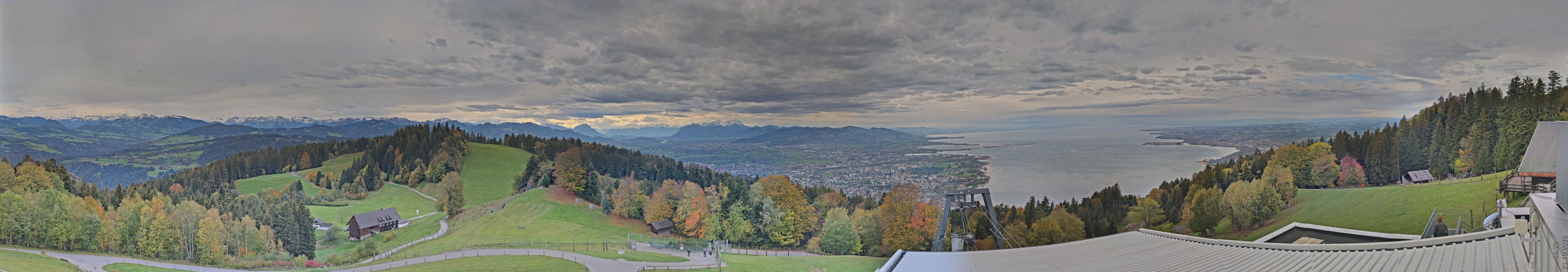 Archiv Foto Webcam Bregenz: Bergstation Pfänderbahn