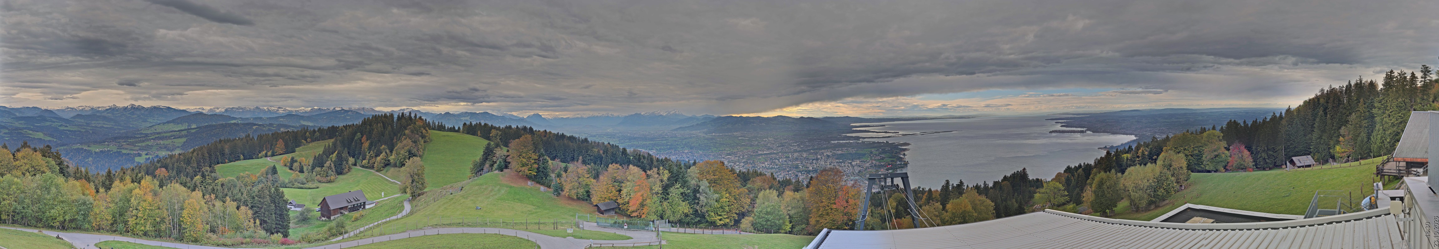 Archiv Foto Webcam Bregenz: Bergstation Pfänderbahn