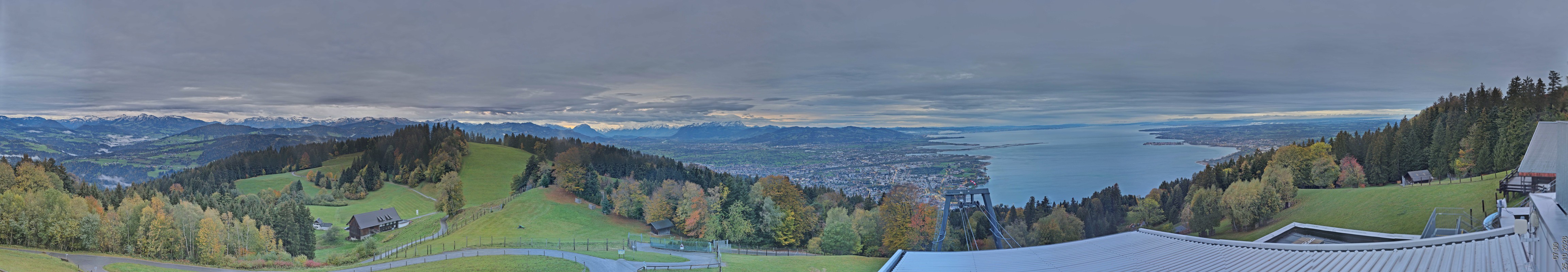Archiv Foto Webcam Bregenz: Bergstation Pfänderbahn