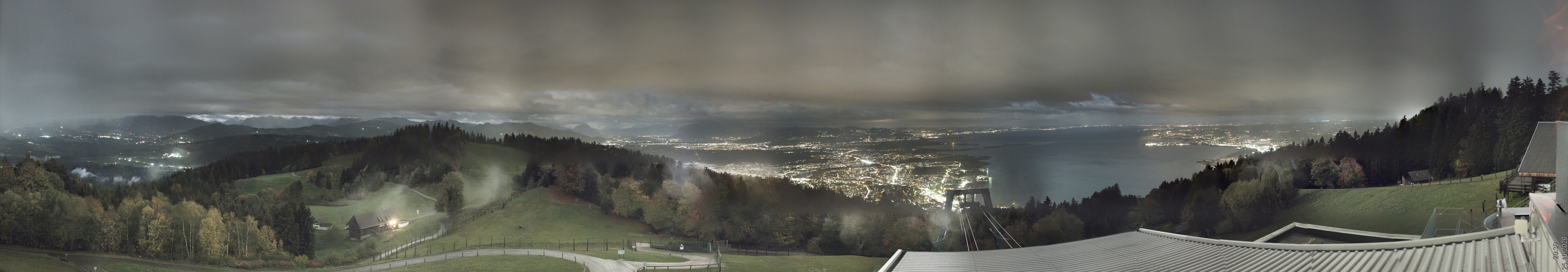 Archiv Foto Webcam Bregenz: Bergstation Pfänderbahn
