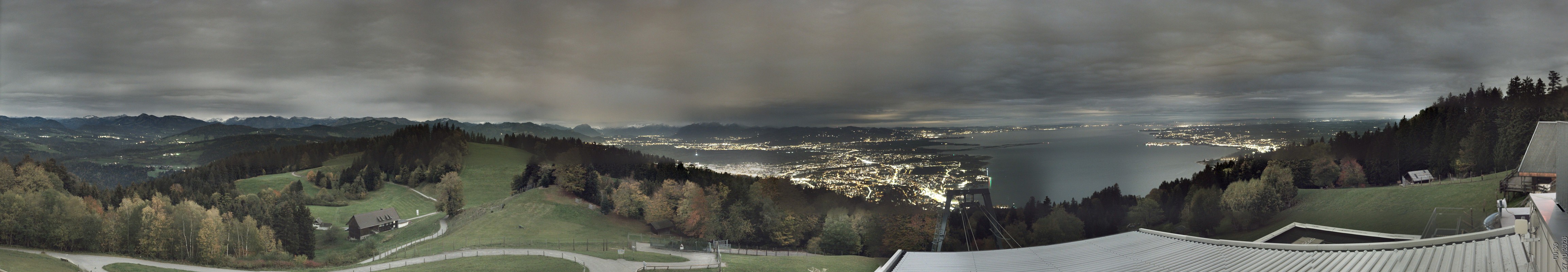 Archiv Foto Webcam Bregenz: Bergstation Pfänderbahn