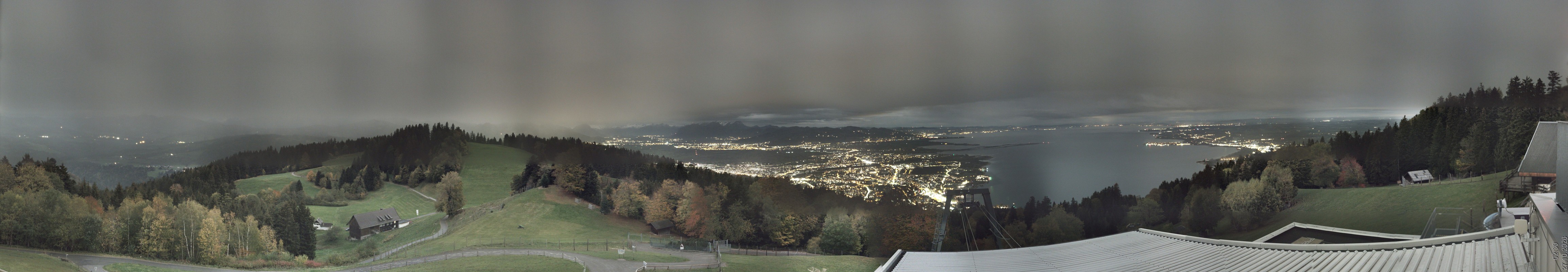 Archiv Foto Webcam Bregenz: Bergstation Pfänderbahn