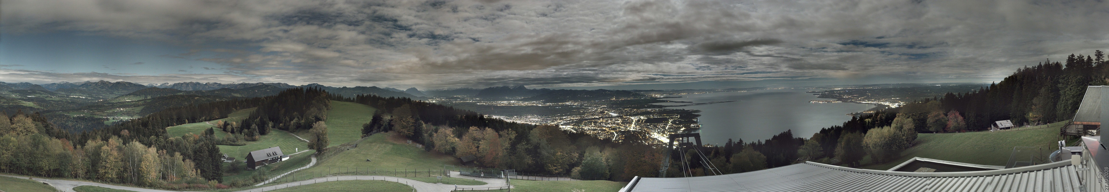 Archiv Foto Webcam Bregenz: Bergstation Pfänderbahn