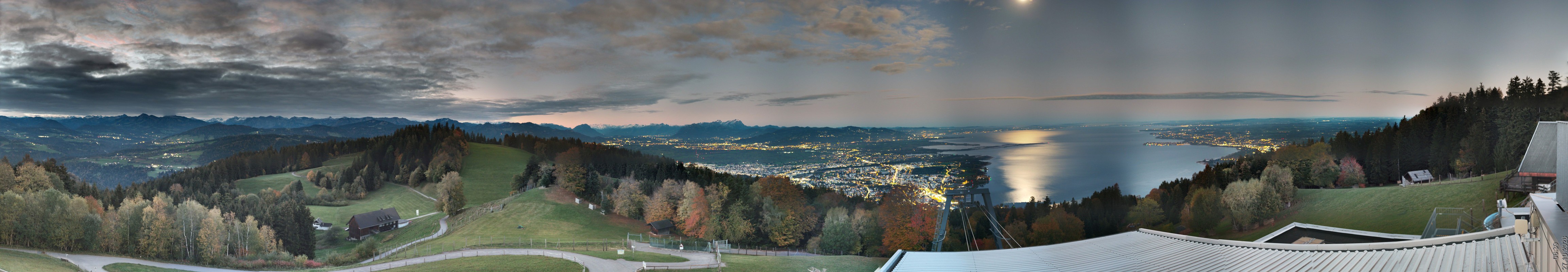 Archiv Foto Webcam Bregenz: Bergstation Pfänderbahn