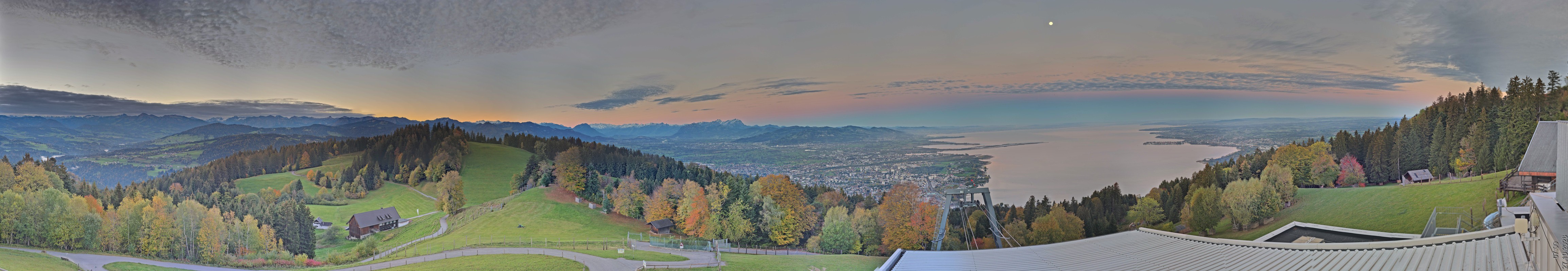 Archiv Foto Webcam Bregenz: Bergstation Pfänderbahn