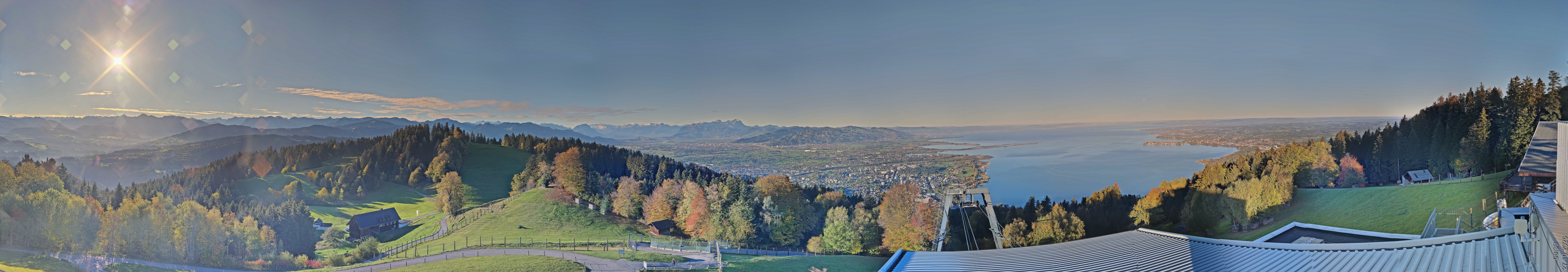 Archiv Foto Webcam Bregenz: Bergstation Pfänderbahn