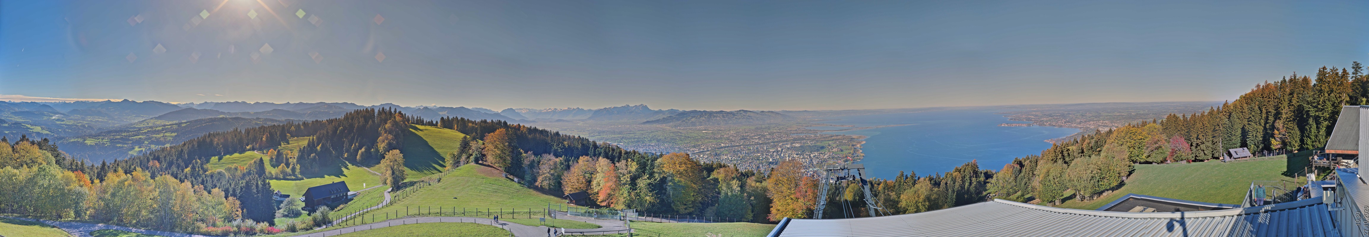 Archiv Foto Webcam Bregenz: Bergstation Pfänderbahn
